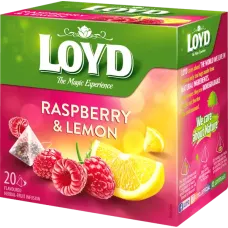 Loyd - Pyramids Fruits Tea Raspberry and Lemon 20x2g