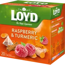 Loyd - Pyramids Fruits Tea Raspberry Turmeric 20x2g