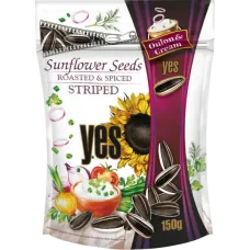 Y.E.S. - Roasted Sunflower Seeds with Spices Cream and Onion Flavour 150g