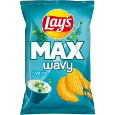 Lays - Crisps Maxx Wavy Tzatziki 120g