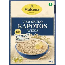 Malsena - Wholegrain Steel Cut Oat Flakes 500g