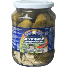 Teshchiny Recepty - Pickled Cucumbers with Dill and Garlic 720ml