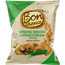 Bon Chance - Bread Crisps with Spring Onion and Sour Cream 120g