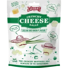 Dziugas - Balls of Crunchy Dried Cheese with Cream and Onion Flavour 40g