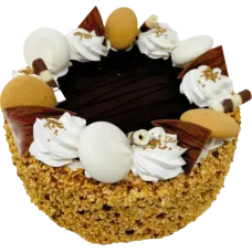 Cake World Bakery - Caramel Nut Cake (~1.35kg) pcs