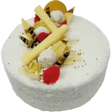 Cake World Bakery - Round Rafaelo Cake Frozen (~1.2kg) pcs
