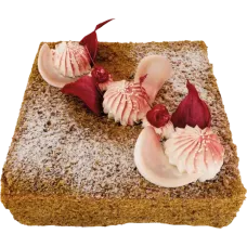 Cake World Bakery - Square Royal Honey Cake Frozen (~1.25kg) pcs