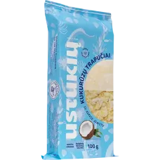 Ustukiu Malunas - Corn Cakes with Coconut Coating 100g
