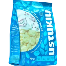 Ustukiu Malunas - Mini Potato Crisps Sour Cream and Onion Flavor 70g
