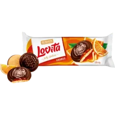 Roshen - Lovita Jelly Cookies Biscuits Orange Flavoured Jelly Filling 135g