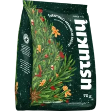 Ustukiu Malunas - Mini Corn Crisps Festive Gingerbread Flavor 70g
