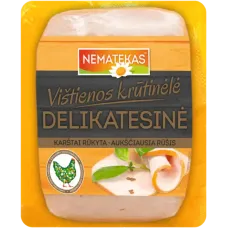 Nematekas - Delikatesine Chicken Breast Hot Smoked ~400g