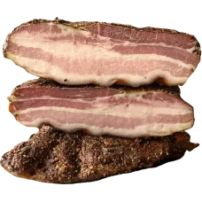 Joniskio Mesine - Pork Flank Cold Smoked kg (~500g)