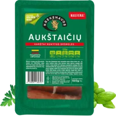 Krekenavos - Aukstaiciu Hot Smoked Pork Sausages 500g
