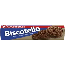Papadopoulos - Biscotello Chocolate Sandwich Biscuits 200g