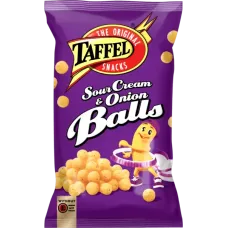Taffel - Sour Cream and Onion Balls 165g