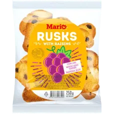 Mario - Rusks with Raisins 250g