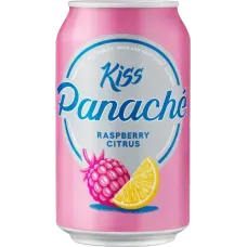 Kiss - Panache Raspberry Citrus Flavour Drink 0.0% 0.33ml Can