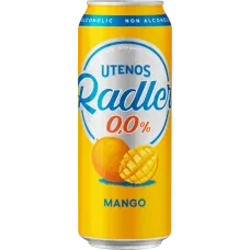 Utenos - Radler Mango Flavour Drink 0.0% 0.5l Can