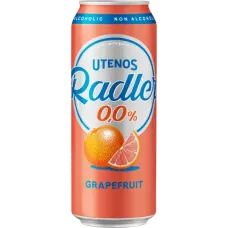 Utenos - Radler Grapefruit Flavour Drink 0.0% 0.5l Can