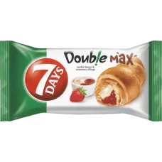 7 Days - 7D Croissant Double Max Vanilla and Strawberry 80g