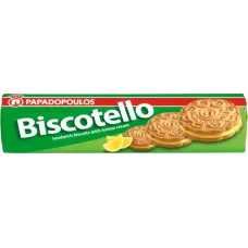 Papadopoulos - Sandwich Biscuits with Lemon 200g