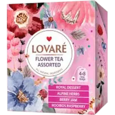 Lovare - Assorted Flower and Herbal Tea 32x2g