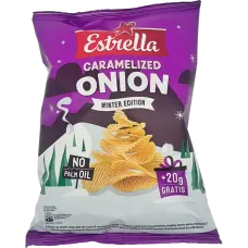 Estrella - Crinkle Cut Potato Chips with Caramelized Onions 200g