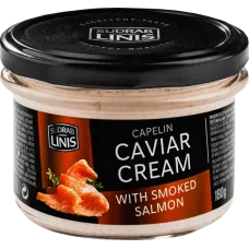 Sudrablinis - Capelin Caviar Cream with Smoked Salmon 160g