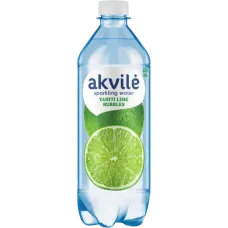 Akvile - Lime Tahiti Flavour Carbonated Water 600ml