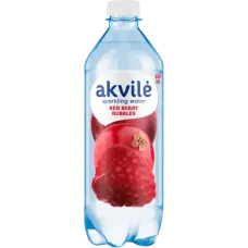 Akvile - Red Berries Flavour Carbonated Water 600ml