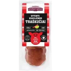 Rokiskio Mesine - Dried Pork Chips Chilli and Lime 40g