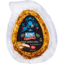 Luksiu Pienine - BBQ King Fried Curd Cheese with Garlic Chili Pepper 230g