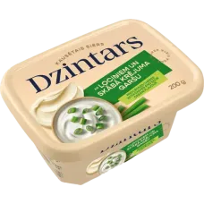 Dzintars - Processed Cheese with Chives and Sour Cream Flavour 180g
