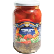 Teshchiny Recepty - Pickled Tomatoes Po Nezinski with Dill and Garlic 900ml