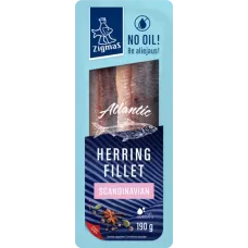 Zigmas - Scandinavian Herring FIllet No Oil 190g