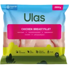 Ulas - Frozen Chicken Breast Fillet without Inner 2.5kg