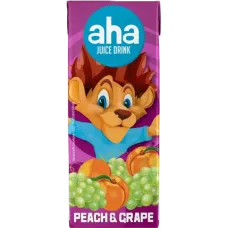 Aha - Peach and Grape Juice Drink 0,2l