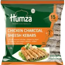 Humza - Frozen Chicken Charcoal Kebab 750g