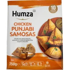 Humza - Frozen Jumbo Chicken Punjabi Samosa 750g