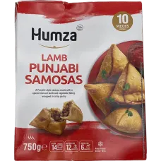 Humza - Frozen Jumbo Lamb Punjabi Samosa 750g