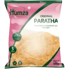 Humza - Frozen Paratha (Flatbread) Plain 400g
