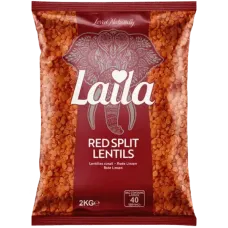 Laila - Red Split Lentils Pillow Pack 2kg