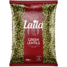 Laila - Green Lentils Pillow Pack 2kg