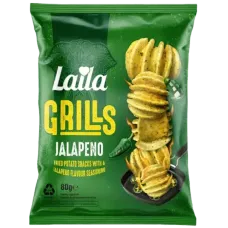 Laila - Crispy Potato Grills with Jalapeno 80g