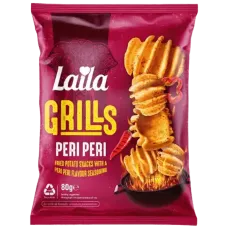 Laila - Crispy Potato Grills with Peri Peri 80g