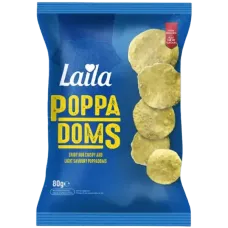 Laila - Poppadoms Plain 75g
