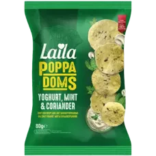 Laila - Poppadoms Yogurt Mint Corriander 75g