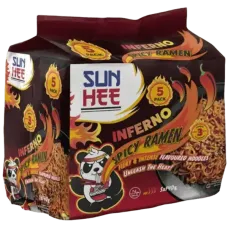 Sun Hee - Inferno Ramen Noodles Family Pack 5x140g