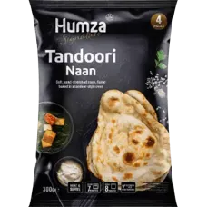 Humza - Plain Tandoori Naan 300g